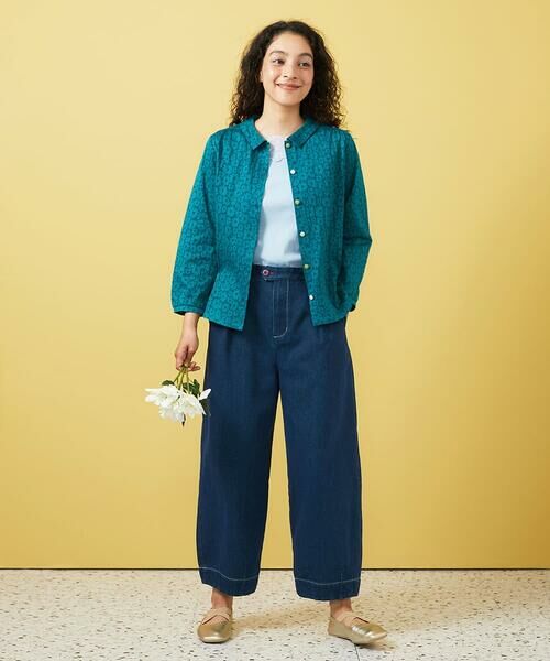 Jocomomola / ホコモモラ タンクトップ | フライスフラワーモチーフタンクトップ | 詳細24