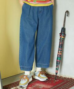 Jocomomola / ホコモモラ ショート・ハーフ・半端丈パンツ | Reflejo 配色デニムパンツ