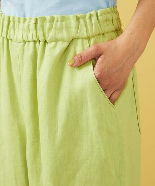 Jocomomola / ホコモモラ その他パンツ | ピコリネンワイドシルエットパンツ | 詳細12