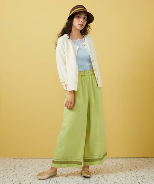 Jocomomola / ホコモモラ その他パンツ | ピコリネンワイドシルエットパンツ | 詳細16