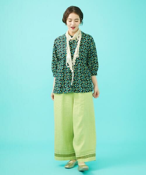 Jocomomola / ホコモモラ その他パンツ | ピコリネンワイドシルエットパンツ | 詳細17