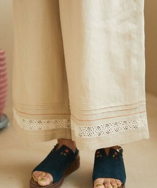 Jocomomola / ホコモモラ その他パンツ | ピコリネンワイドシルエットパンツ | 詳細2