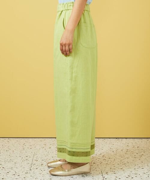 Jocomomola / ホコモモラ その他パンツ | ピコリネンワイドシルエットパンツ | 詳細8