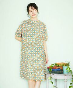 Jocomomola / ホコモモラ ロング・マキシ丈ワンピース | Naranja calabaza プリントワンピース