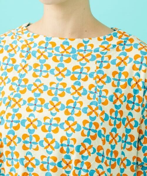 Jocomomola / ホコモモラ ロング・マキシ丈ワンピース | Naranja calabaza プリントワンピース | 詳細4