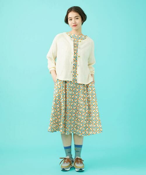 Jocomomola / ホコモモラ カーディガン・ボレロ | Lino suave ラグランスリーブカーディガン | 詳細10
