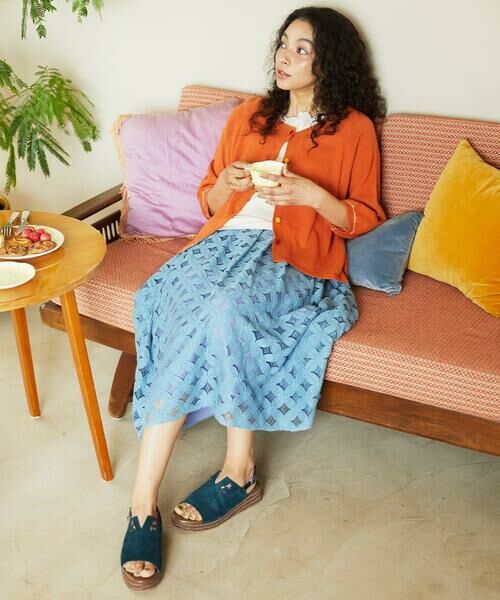 Jocomomola / ホコモモラ カーディガン・ボレロ | Lino suave ラグランスリーブカーディガン | 詳細14