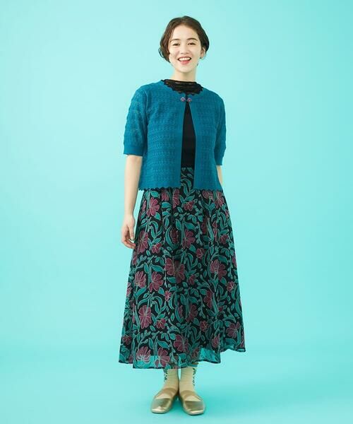 Jocomomola / ホコモモラ カーディガン・ボレロ | 柄編み半袖カーディガン | 詳細13