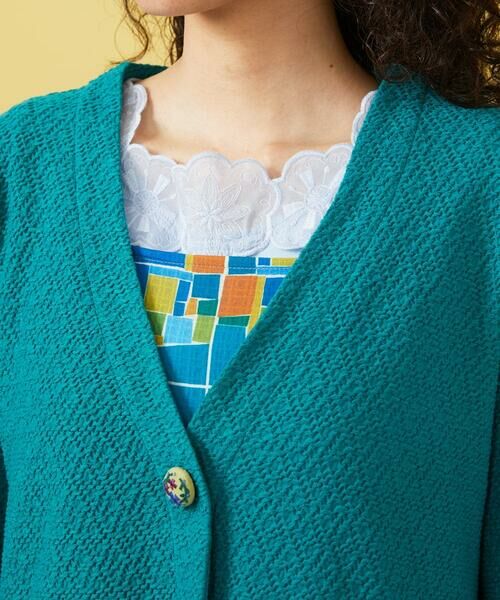 Jocomomola / ホコモモラ カーディガン・ボレロ | Deslum brante シャーリングカーディガン | 詳細3