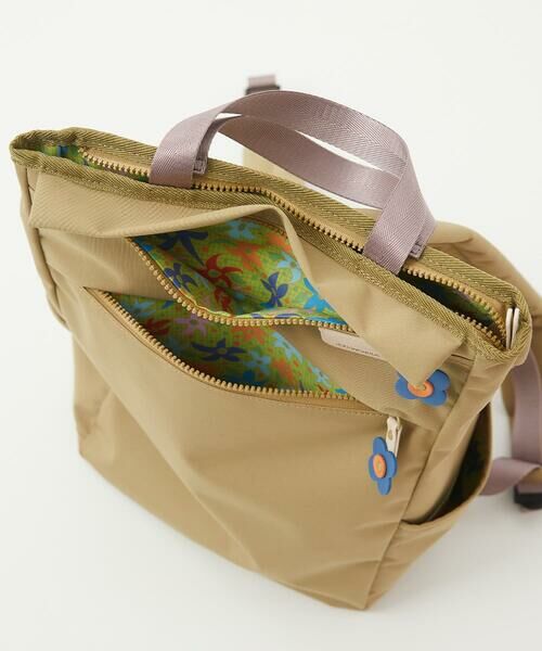 Jocomomola / ホコモモラ リュック・バックパック | 【2WAY】フラワーチャーム付きトートリュック | 詳細6