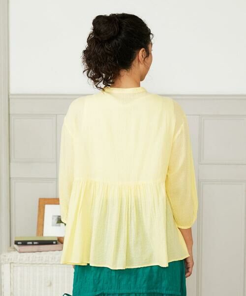 Jocomomola / ホコモモラ シャツ・ブラウス | Asistencia a la planta ブロックプリントブラウス | 詳細2