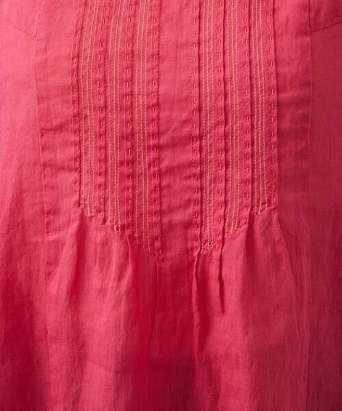 Jocomomola / ホコモモラ シャツ・ブラウス | Temblar 配色ステッチピンタックブラウス | 詳細15