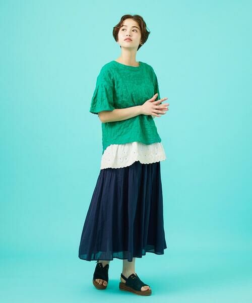 Jocomomola / ホコモモラ シャツ・ブラウス | ランダムドットリップルブラウス | 詳細5