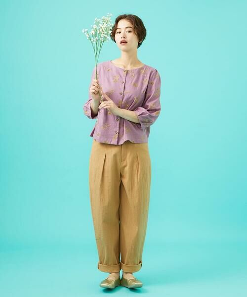 Jocomomola / ホコモモラ シャツ・ブラウス | Abundancia de flores フラワー総刺繍ブラウス | 詳細10