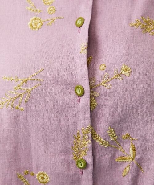 ブラウス シャツ Abundancia de flores フラワー総刺繍ブラウス レディース Abundancia de flores フラワー総刺繍ブラウス （シャツ