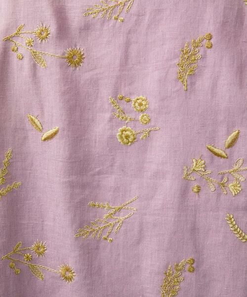 Abundancia de flores フラワー総刺繍ブラウス （シャツ
