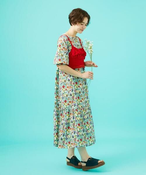 Jocomomola / ホコモモラ ロング・マキシ丈ワンピース | Azul zafiro フラワープリントワンピース | 詳細12