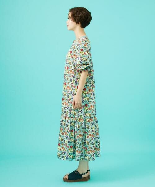 Jocomomola / ホコモモラ ロング・マキシ丈ワンピース | Azul zafiro フラワープリントワンピース | 詳細2