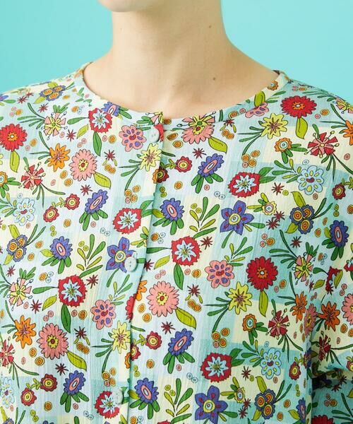 Jocomomola / ホコモモラ ロング・マキシ丈ワンピース | Azul zafiro フラワープリントワンピース | 詳細4