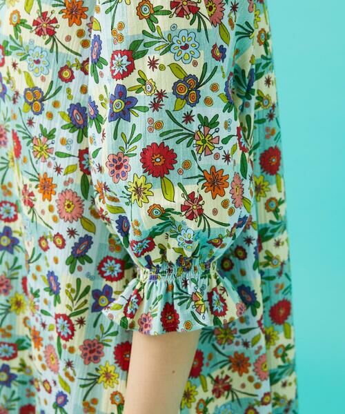 Jocomomola / ホコモモラ ロング・マキシ丈ワンピース | Azul zafiro フラワープリントワンピース | 詳細6