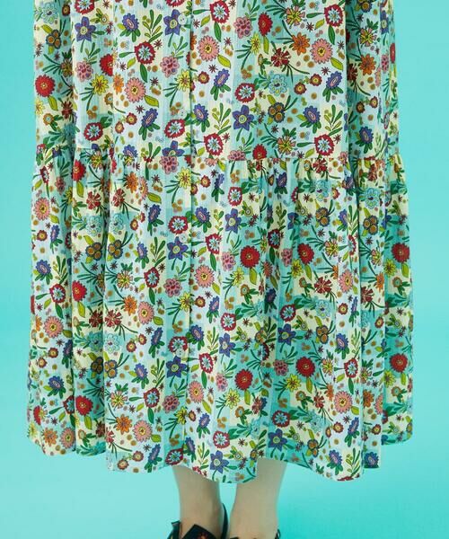 Jocomomola / ホコモモラ ロング・マキシ丈ワンピース | Azul zafiro フラワープリントワンピース | 詳細7