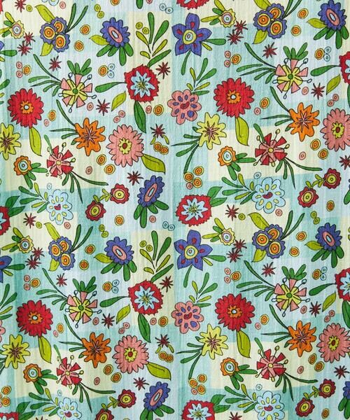 Jocomomola / ホコモモラ ロング・マキシ丈ワンピース | Azul zafiro フラワープリントワンピース | 詳細9