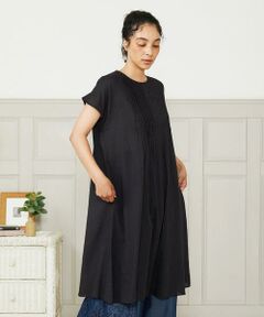 Jocomomola / ホコモモラ ロング・マキシ丈ワンピース | Asistencia a la planta ブロックプリントワンピース