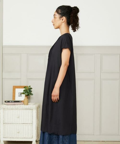 Jocomomola / ホコモモラ ロング・マキシ丈ワンピース | Asistencia a la planta ブロックプリントワンピース | 詳細1