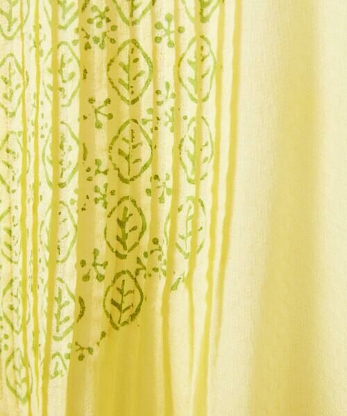 Jocomomola / ホコモモラ ロング・マキシ丈ワンピース | Asistencia a la planta ブロックプリントワンピース | 詳細10