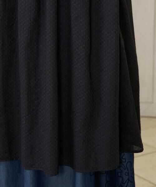 Jocomomola / ホコモモラ ロング・マキシ丈ワンピース | Asistencia a la planta ブロックプリントワンピース | 詳細6