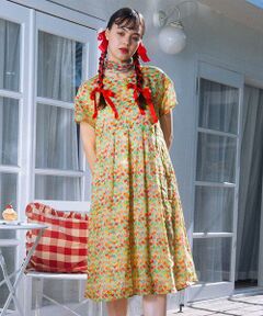 【新品タグ付き】Jocomomola　ホコモモラ　シビラ　ワンピース　40 ホコモモラby シビラ サイズ40 M 黒 シック ロングワンピース 美