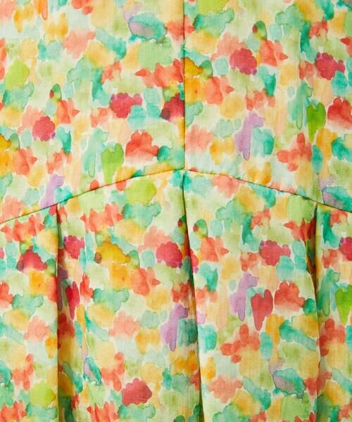 Jocomomola / ホコモモラ ロング・マキシ丈ワンピース | Verde esmeralda リネンプリントワンピース | 詳細15