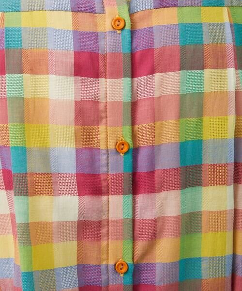 Jocomomola / ホコモモラ ロング・マキシ丈ワンピース | ウェーブドビーチェックシャツワンピース | 詳細11