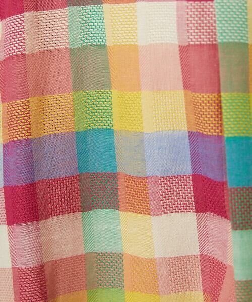 Jocomomola / ホコモモラ ロング・マキシ丈ワンピース | ウェーブドビーチェックシャツワンピース | 詳細14