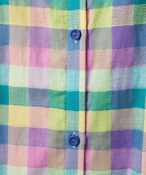 Jocomomola / ホコモモラ ロング・マキシ丈ワンピース | ウェーブドビーチェックシャツワンピース | 詳細5