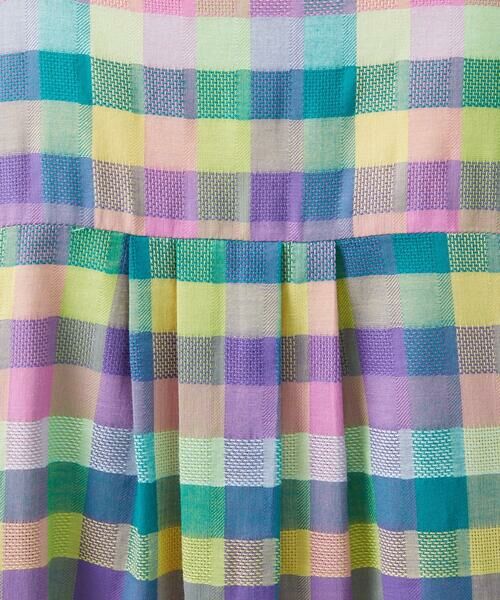Jocomomola / ホコモモラ ロング・マキシ丈ワンピース | ウェーブドビーチェックシャツワンピース | 詳細9