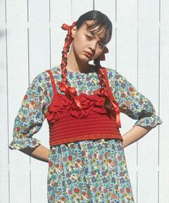 Jocomomola / ホコモモラ ニット・セーター | Fruto フリルニットビスチェ