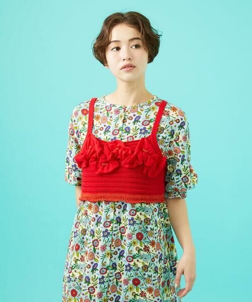 Jocomomola / ホコモモラ ニット・セーター | Fruto フリルニットビスチェ | 詳細1