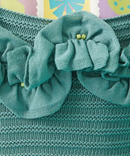 Jocomomola / ホコモモラ ニット・セーター | Fruto フリルニットビスチェ | 詳細12