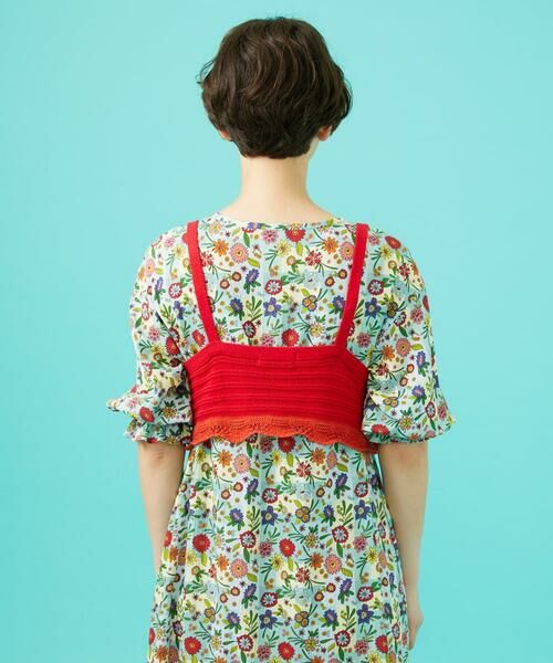 Jocomomola / ホコモモラ ニット・セーター | Fruto フリルニットビスチェ | 詳細3