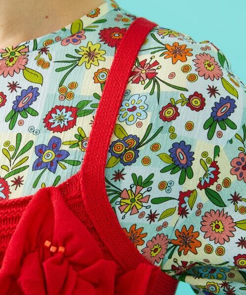 Jocomomola / ホコモモラ ニット・セーター | Fruto フリルニットビスチェ | 詳細5