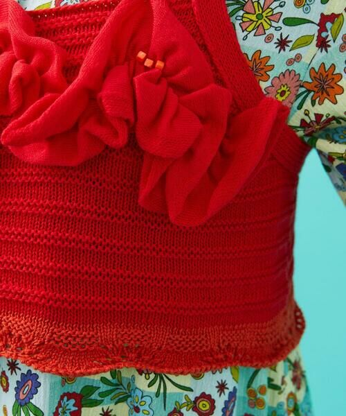 Jocomomola / ホコモモラ ニット・セーター | Fruto フリルニットビスチェ | 詳細6