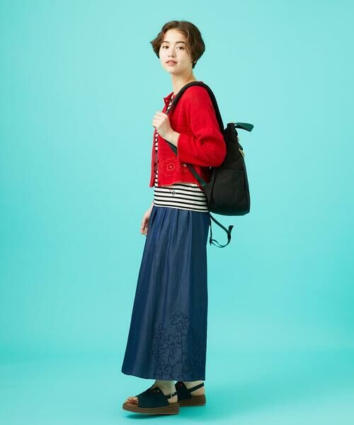 Jocomomola / ホコモモラ ロング・マキシ丈スカート | Flor pintada テンセルデニムスカート | 詳細11