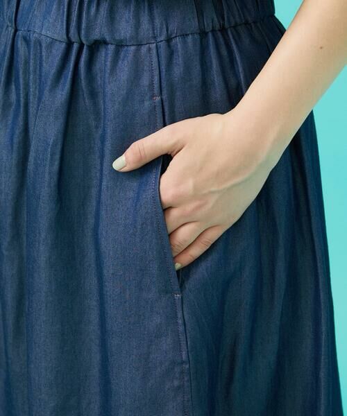 Jocomomola / ホコモモラ ロング・マキシ丈スカート | Flor pintada テンセルデニムスカート | 詳細5