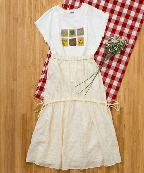 Jocomomola / ホコモモラ ロング・マキシ丈スカート | ランダムドットリップルフレアスカート | 詳細26