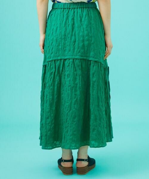 Jocomomola / ホコモモラ ロング・マキシ丈スカート | ランダムドットリップルフレアスカート | 詳細4