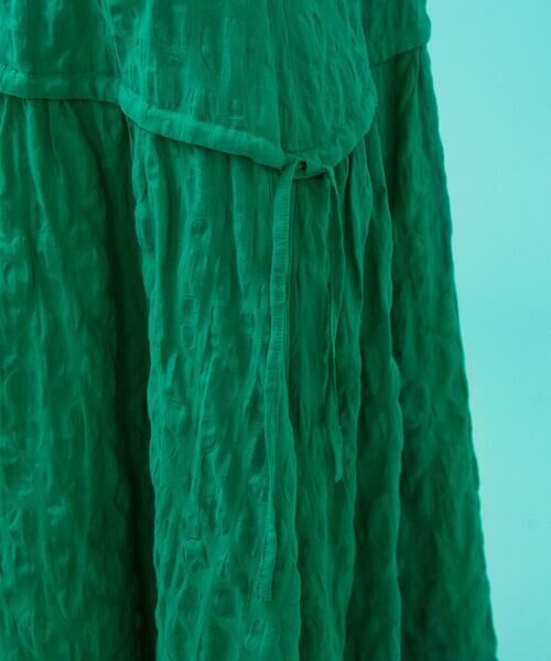 Jocomomola / ホコモモラ ロング・マキシ丈スカート | ランダムドットリップルフレアスカート | 詳細7