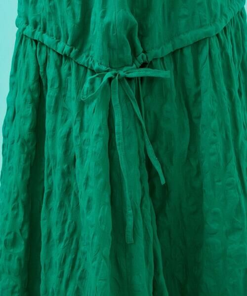 Jocomomola / ホコモモラ ロング・マキシ丈スカート | ランダムドットリップルフレアスカート | 詳細8