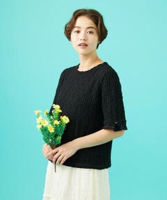 Jocomomola / ホコモモラ カットソー | シャーリングカットソーTシャツ