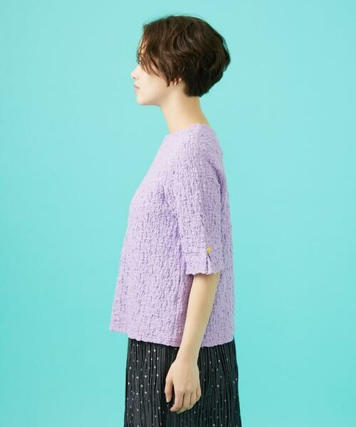 Jocomomola / ホコモモラ カットソー | シャーリングカットソーTシャツ | 詳細1